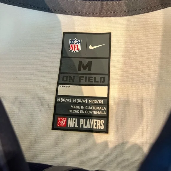 Nike Dallas Cowboys Miles Austin #19 Blue On-Field NFL Jersey Boys Medium - Picture 4 of 11